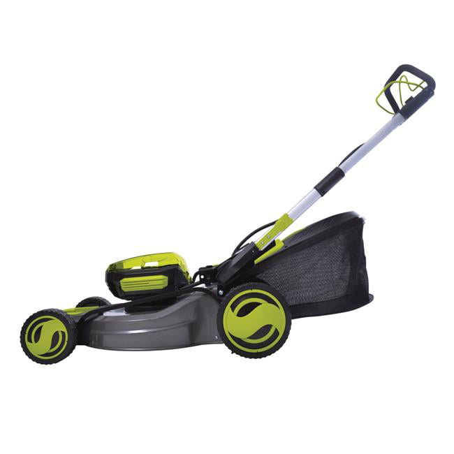 Restored Sun Joe 100-Volt iONPRO Cordless Self Propelled Lawn Mower | 21-Inch | Core Tool Only (Refurbished)