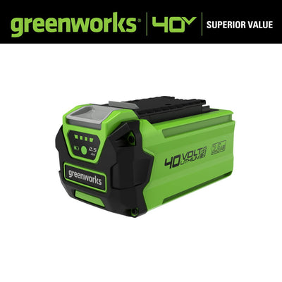 Restored Greenworks 40v 2.5 Ah Battery, 2938402D (Refurbished)