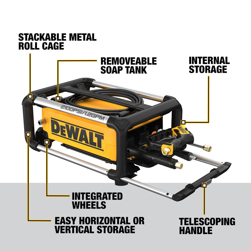 DEWALT 2100 PSI Electric Jobsite Pressure Washer DWPW2100