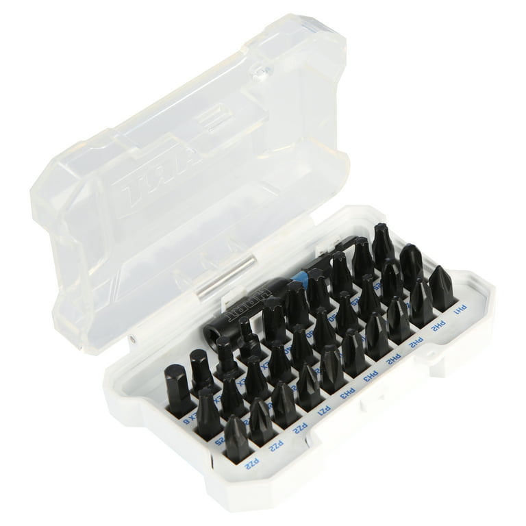 Restored HART 31-Piece Impact Driver Bit Set with Protective Storage C ...