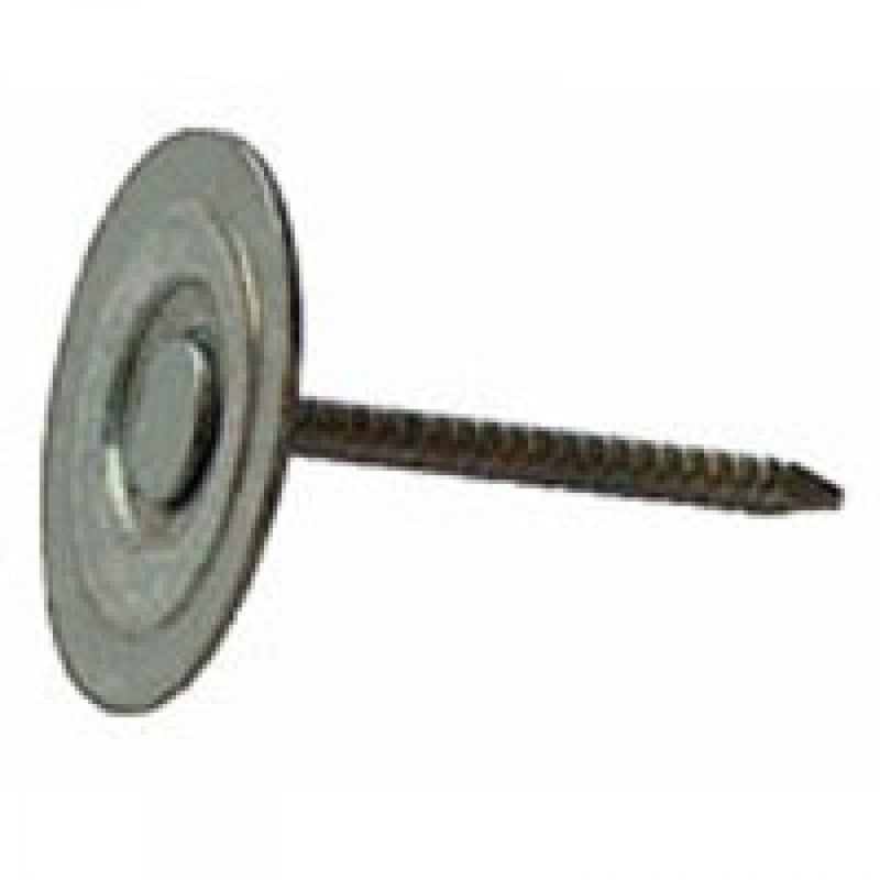 NATIONAL NAIL 00127072 Round-Top 0127072 Roofing, 12 Ga X 1-1/4 in, Electro-Galvanized Hardware-Nails