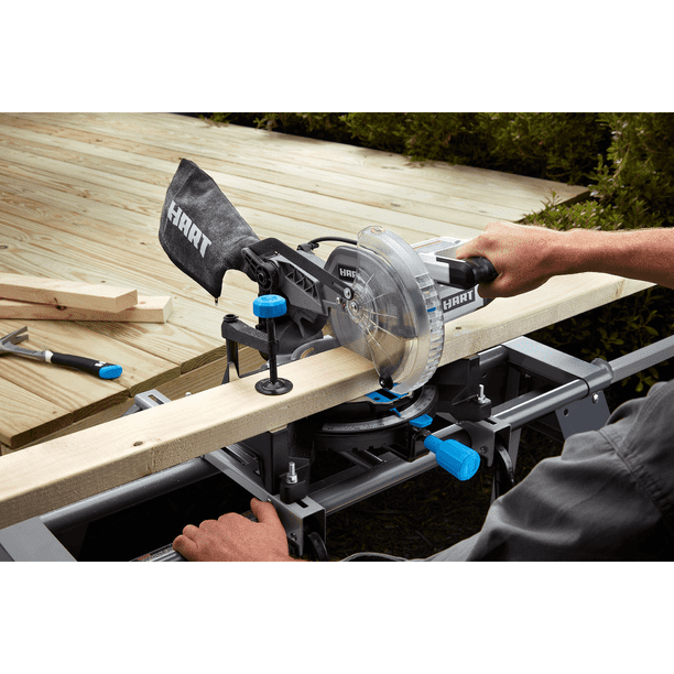 Restored Scratch and Dent HART 7-1/4-Inch 9-Amp Compound Miter Saw, HTMS01 (Refurbished)