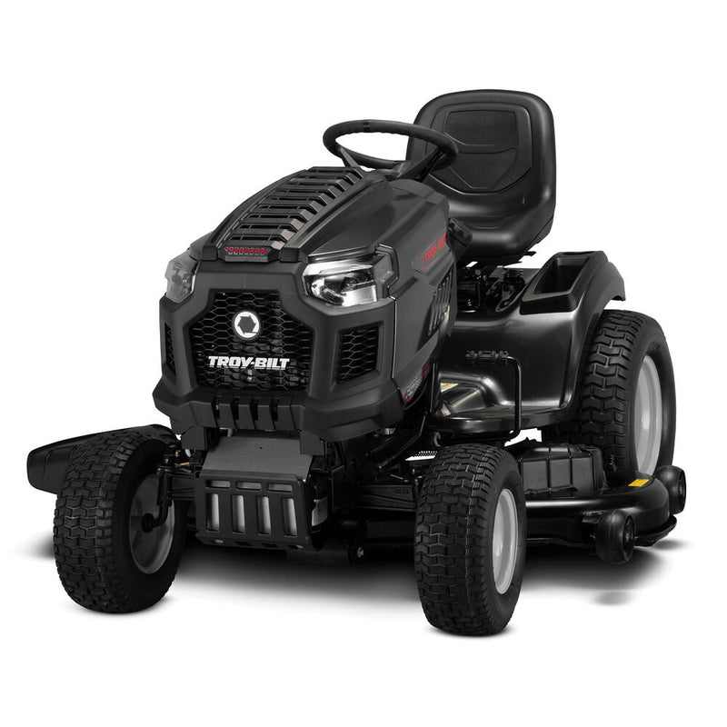 Restored Troy-Bilt Super Bronco 54 XP Riding Lawn Mower with 54 In Deck and Hydrostatic Transmission [Remanufactured]