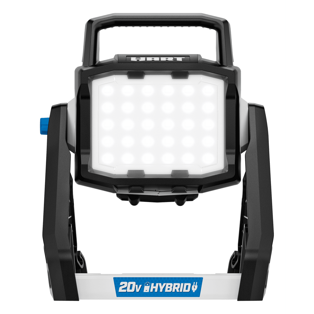 Restored Scratch and Dent HART 20-Volt Hybrid LED Site Light, 1,800 Lumens (Battery Not Included) (Refurbished)