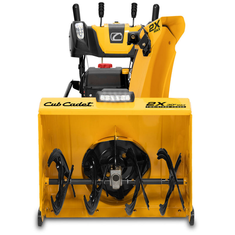 Cub Cadet 2X MAX 30 in. 357cc Two-Stage Electric Start Gas Snow Blower W/ Steel Chute, Power Steering, Heated Grips, and Includes Cover