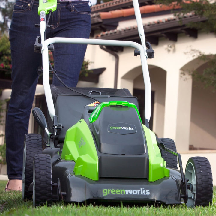 Restored Greenworks 1300302 G-MAX 40V 19" Lawn Mower and Blower Combo Lawn Kit (Refurbished)