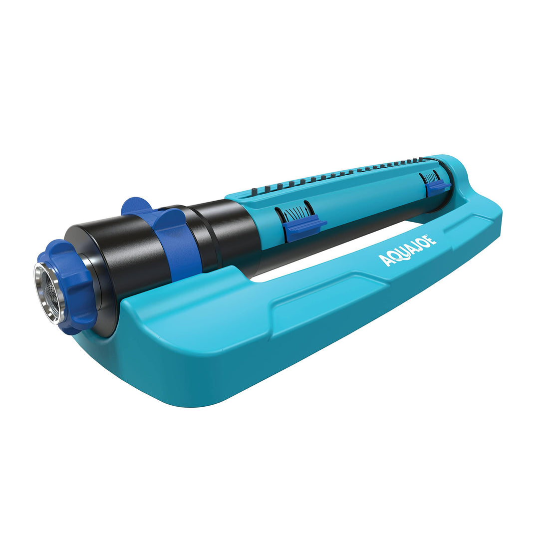 Restored Scratch and Dent Aqua Joe SJI-TLS20 | 20-Nozzle Turbo Oscillation Sprinkler with Range, Width & Flow Control (Refurbished)