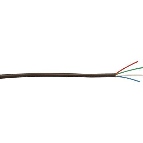 COLEMAN CABLE INC 55304-04-07 18/4 Vinyl Thermostat Wire, 250-Feet, Brown