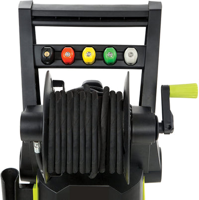 Restored Sun Joe SPX3001 2030 PSI 1.76 GPM 14.5 AMP Electric Pressure Washer with Hose Reel [Remanufactured]