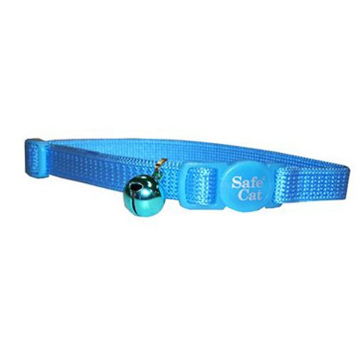 Coastal Pet 07001 A BLL12 Cat Collar, 3/8 by 12-Inch, Blue