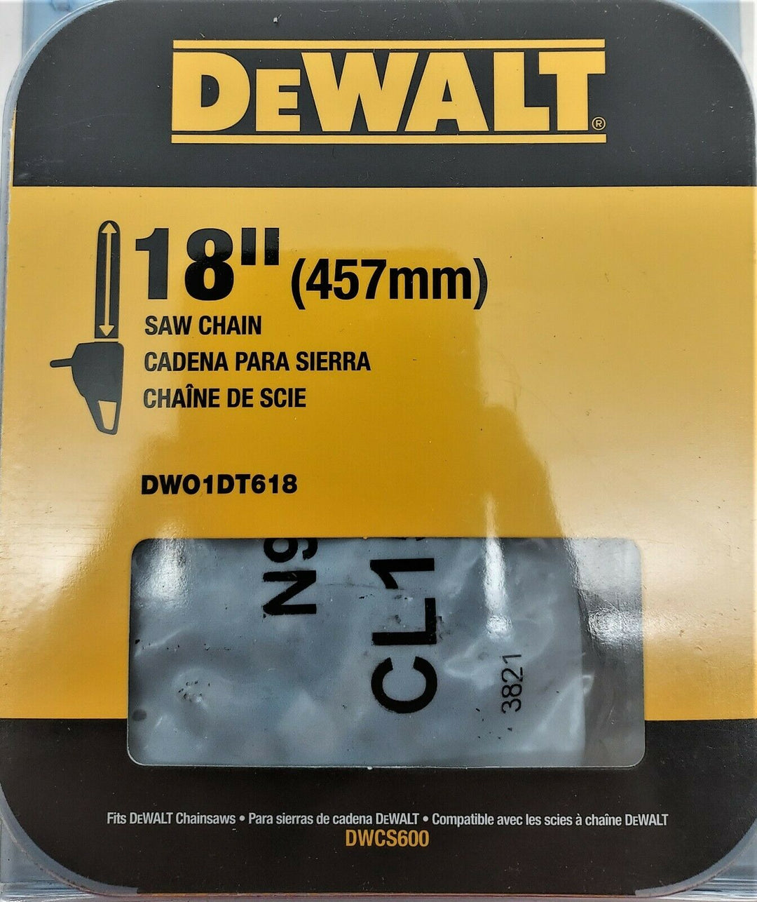 DEWALT 18 in. Chainsaw Chain 62 Drive Link
