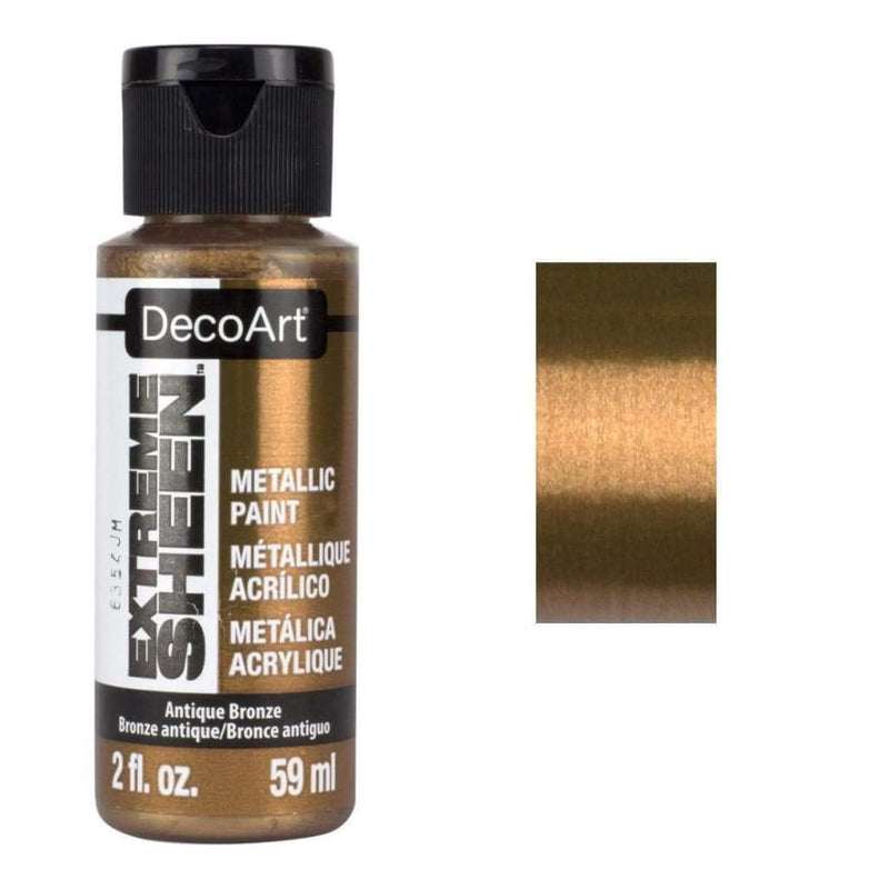 DecoArt 2 Ounce, Antique Bronze Extreme Sheen Paint, 2 Fl Oz (Pack of 1)
