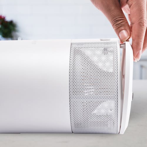 Restored Scratch and Dent Sun Joe SJ-BZ15W-WHT UV Indoor Insect Trap | Non-Toxic UV Light | 10 Sticky Traps Included (White) (Refurbished)