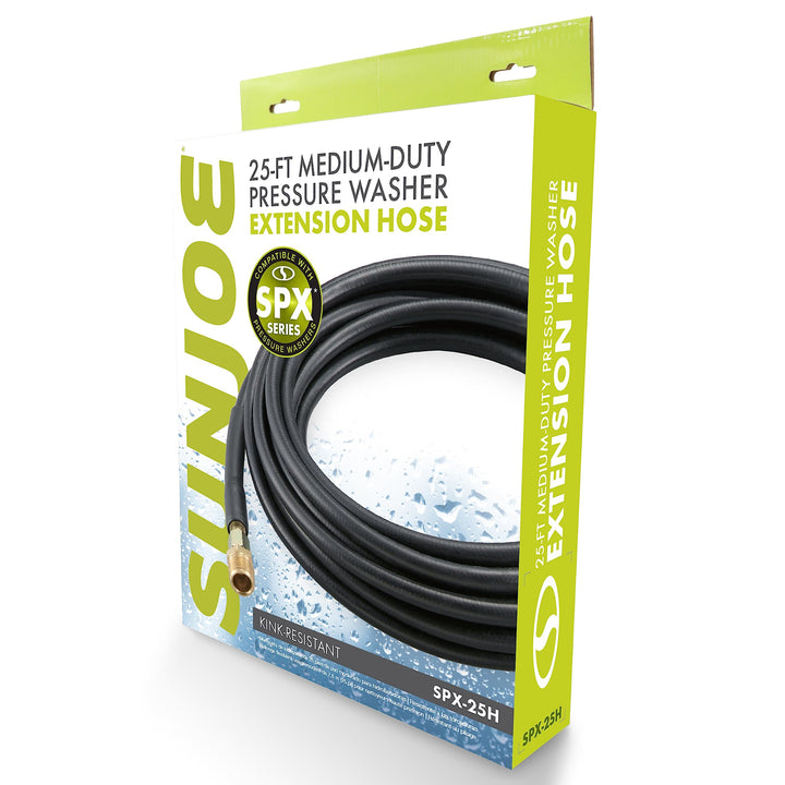 Restored Sun Joe SPX-25H 25' Universal Pressure Washer Extension Hose for SPX Series and Others (Packaging may vary) , Black (Refurbished)