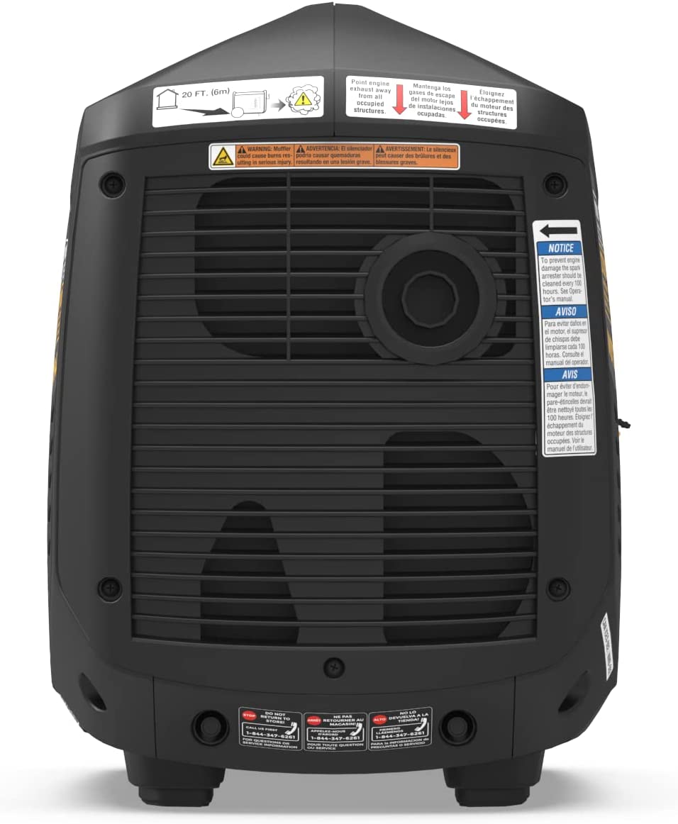 Firman W01782 - Whisper Series 1700 Watt Inverter Generator Built-in Parallel Kit CARB CETL Certified [Remanufactured]