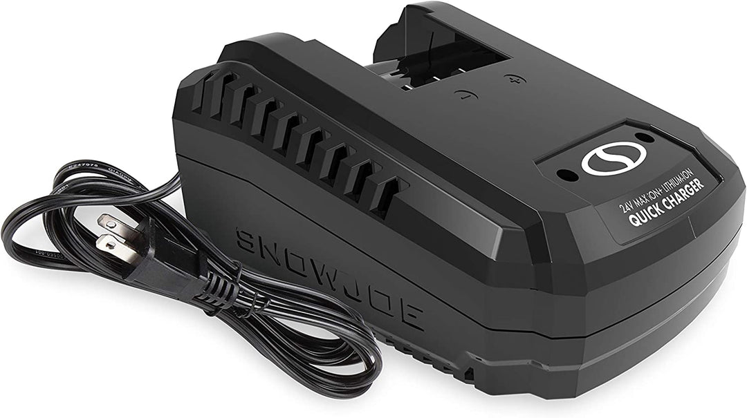 Snow Joe + Sun Joe 24V-4AMP | 24-Volt iON+ Bundle | W/ 4.0-Ah Battery and Quick Charger (Open Box)