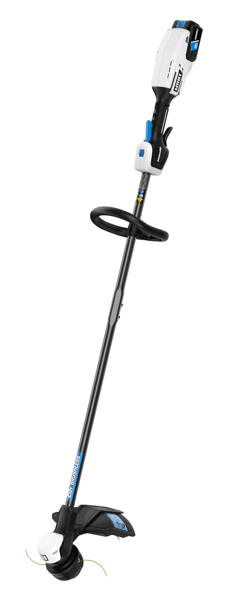 Restored Hart 20-Volt 13-Inch Brushless String Trimmer with Bump Feed Head (1) 4.0 Ah Lithium-Ion Battery (Refurbished)