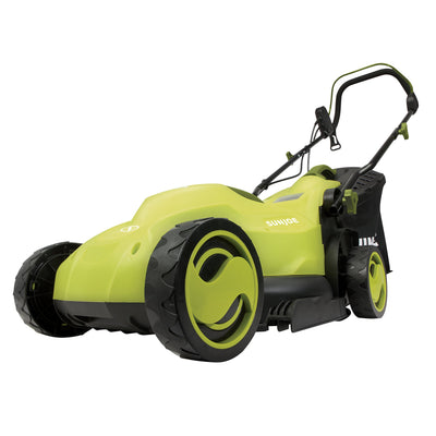 Restored Scratch and Dent Sun Joe MJ400E 12-Amp 13-Inch Electric Lawn Mower w/ Grass Collection Bag [Remanufactured]