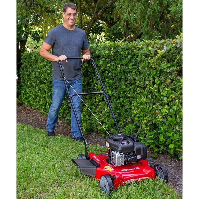 Restored Scratch and Dent Hyper Tough 20" Push Mower with 125cc Briggs and Stratton Engine (Refurbished)