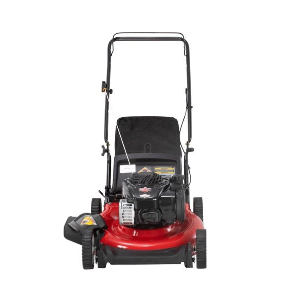 Yard Machines 21" 3-in-1 Gas Push Mower with Rear Bag, Mulching, Side-Discharge Capabilities 140cc