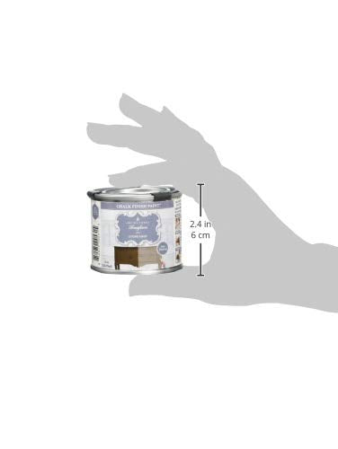 Amitha Verma Chalk Finish Paint, No Prep, One Coat, Fast Drying | DIY Makeover for Cabinets, Furniture & More, 4 Ounce, (Stone Gray)
