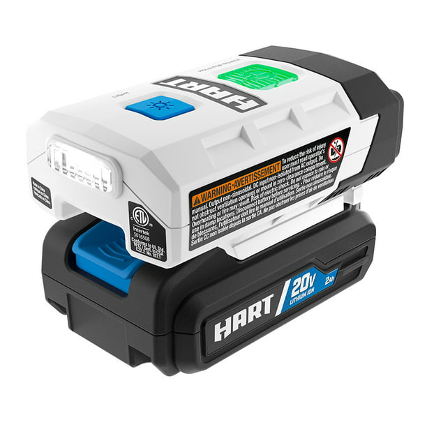 Restored Scratch and Dent HART 20-Volt Power Source/Inverter (Battery Not Included) (Refurbished)