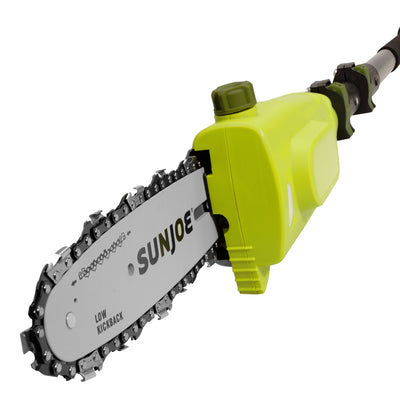 Sun Joe 20VIONLTE-PS8 Cordless Telescoping Pole Chain Saw - Green [Remanufactured]