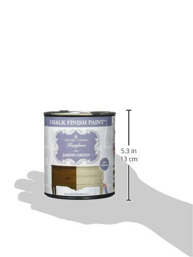 Amitha Verma Chalk Finish Paint, No Prep, One Coat, Fast Drying | DIY Makeover for Cabinets, Furniture & More, 1 Quart, (Jardin Green)