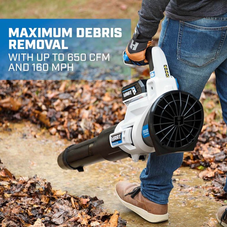 Restored HART 40-Volt Cordless SUPERCHARGE Brushless 650 CFM Blower (1) 5.0 Ah Lithium Ion Battery (Refurbished)