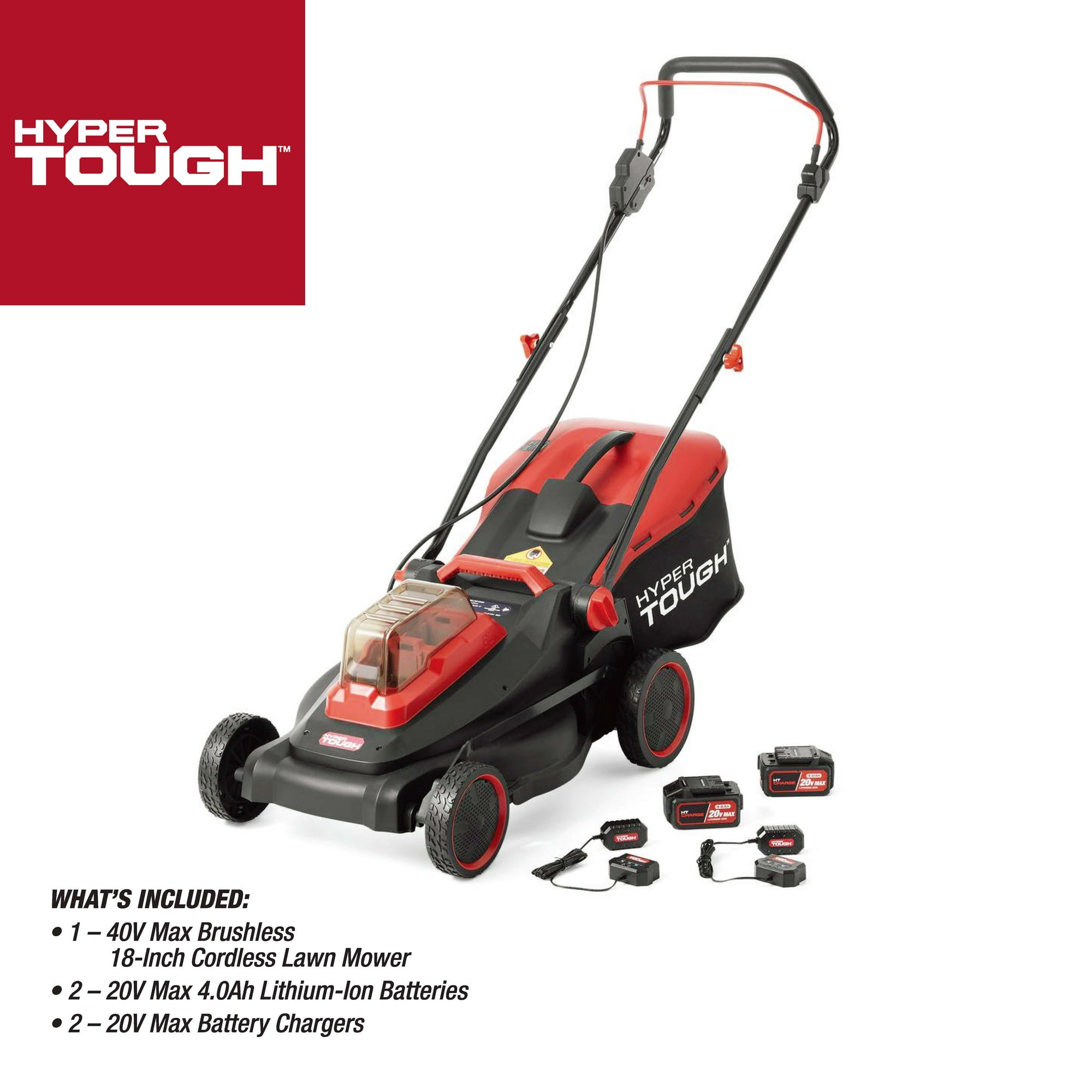 Hyper tough 16 inch on sale cordless lawn mower