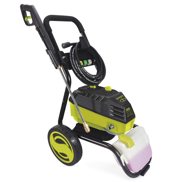 Restored Sun Joe SPX4600 3000 PSI MAX 1.30 GPM High Performance Induction Pressure Washer (Green) (Refurbished)