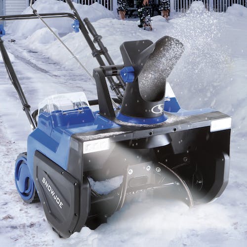 Restored Scratch and Dent Snow Joe 24V-X2-SB22 | 48-Volt IONMAX Cordless Single-Stage Snow Blower | 22-In | Brushless 1600W Motor | 2 x 8.0-Ah Batteries | High Speed Dual Port Charger (Refurbished)