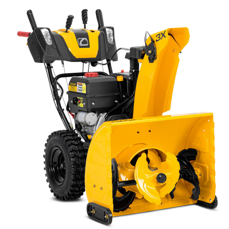 Cub Cadet 3X 26 in. 357cc Three-Stage Electric Start Gas Snow Blower with Steel Chute, Power Steering and Heated Grips