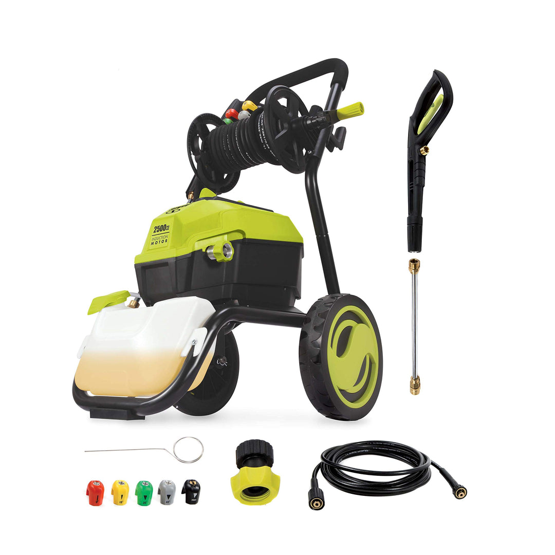 Restored Scratch and Dent Sun Joe SPX4501 High Performance Electric Pressure Washer w/20-Ft Hose Reel (Refurbished)