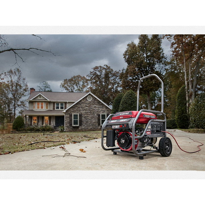 Restored Black Max Portable 3600 Watt Generator with Auto Shutdown, Carb-Compliant (Refurbished)