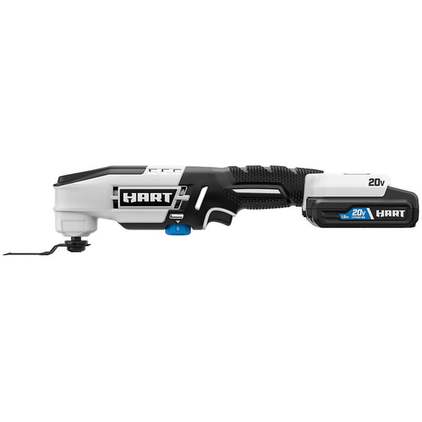 Restored Scratch and Dent HART 20-Volt Cordless Multi Tool Kit (1) 20-Volt 1.5 Ah Lithium Ion Battery (Refurbished)