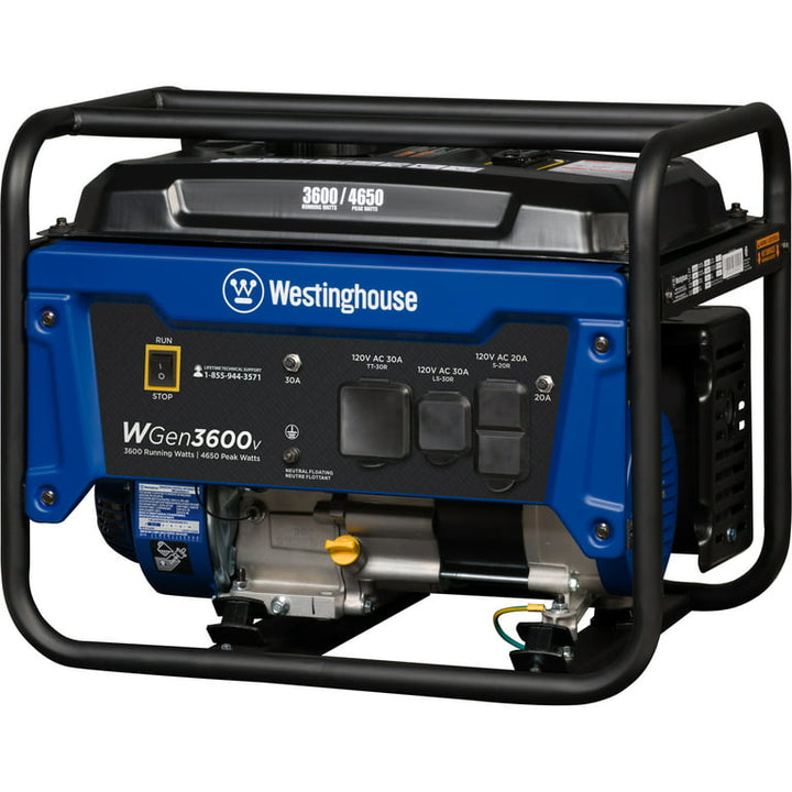 Restored Westinghouse WGen3600v Portable Generator (Refurbished)