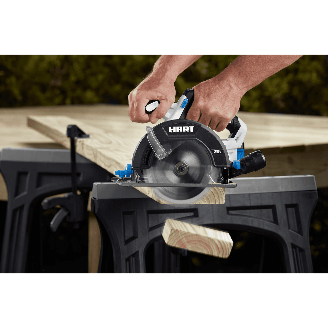 (Restored) HART 20V Cordless 6.5-Inch Circular Saw (Battery Not Included) HPCS01 (Refurbished)