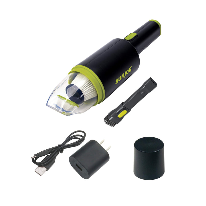 Restored Scratch and Dent Auto Joe AJV1000 Handheld Cordless Vacuum Cleaner, USB Charging Block, Cable Included [Remanufactured]