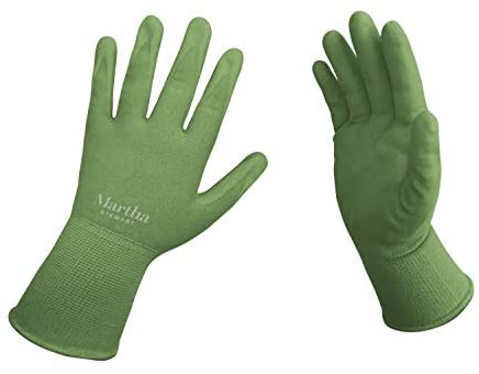 Restored Scratch and Dent Martha Stewart MTS-GLVNP1-S | Reusable All-Purpose Nitrile Coated Gloves | Non-Slip | Washable | Small (Refurbished)