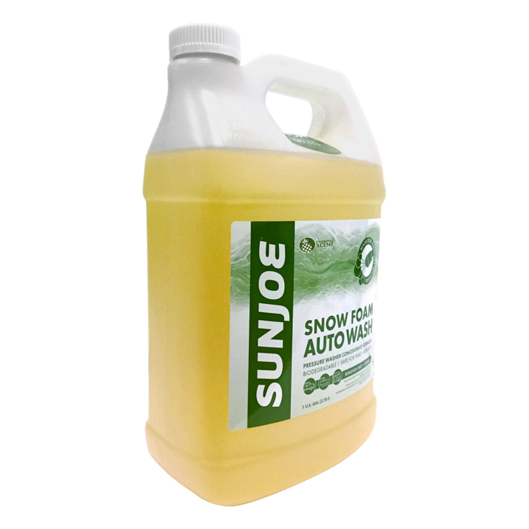 Sun Joe SPX-FCS1G Premium Snow Foam Pressure Washer Rated Car Wash Soap + Cleaner, Pineapple Scent | 1 Gal.