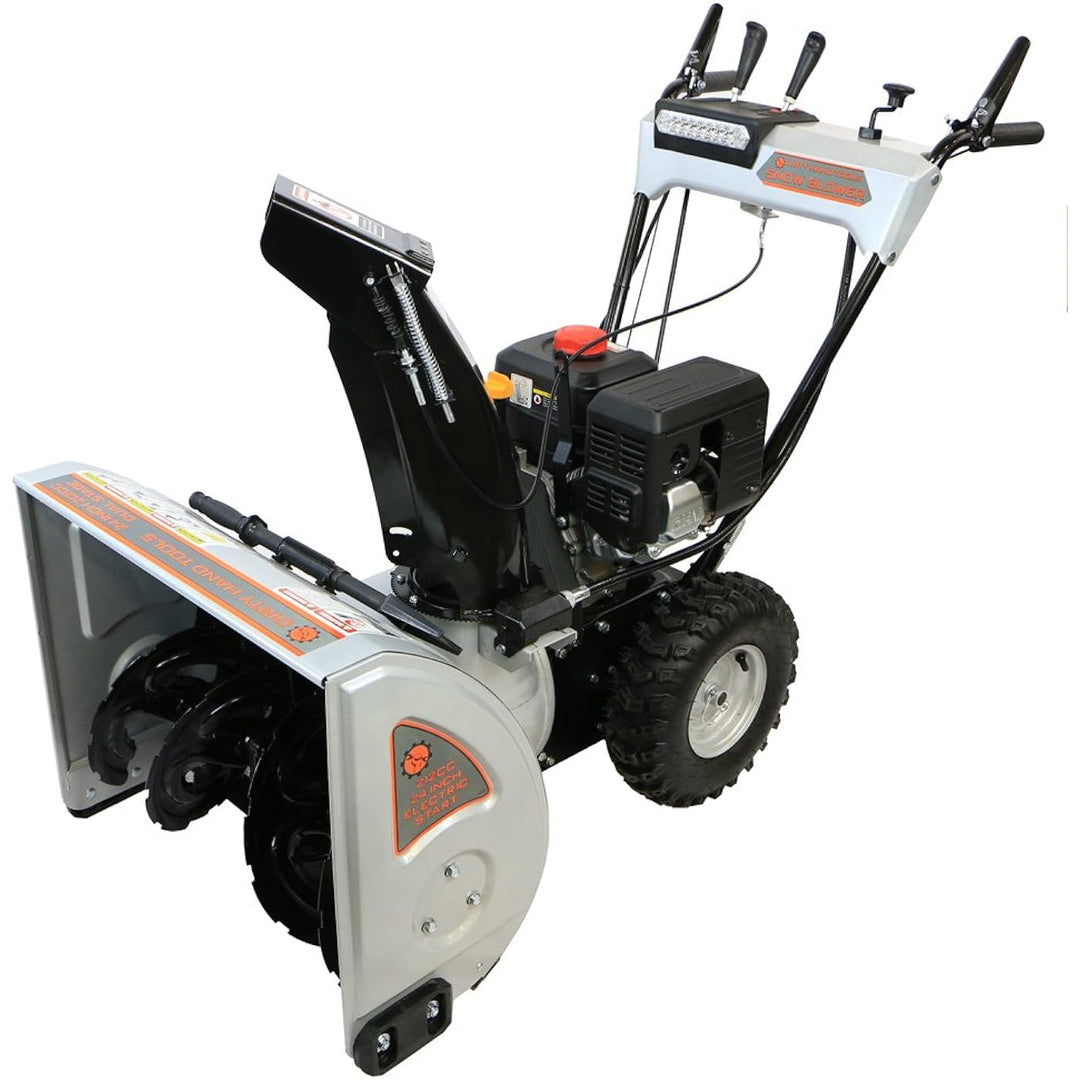 Restored Dirty Hand Tools 106371 - Self-Propelled, Dual Stage, 212cc Loncin Engine, 24" Snow Blower (Refurbished)