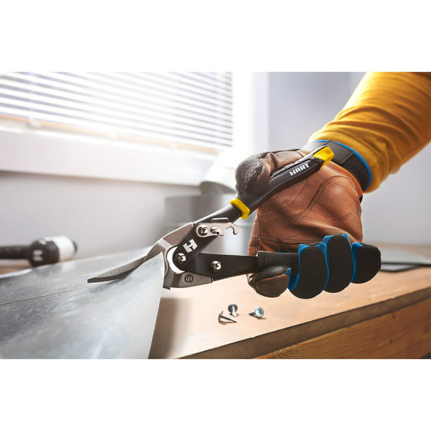 Restored Scratch and Dent HART Straight Cut Aviation Snips, Chrome Molybdenum Blade (Refurbished)