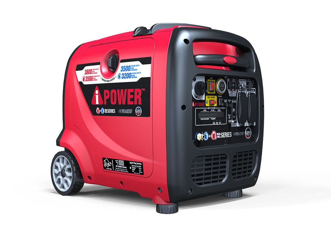 Restored Scratch and Dent A-iPower Dual Fuel Generator SUA3800iED (Refurbished)