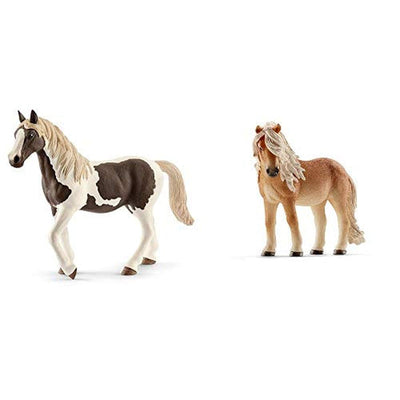 Schleich 13830 - Pinto Stute & 13790 - Island Pony Stute, Tier Spielfigur