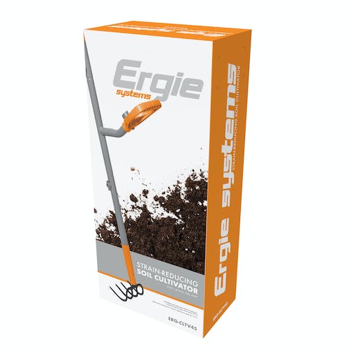 Ergie Systems ERG-CLTV45 | Steel Shaft Garden Soil Cultivator | 54-Inch | 4 Tines (Open Box)