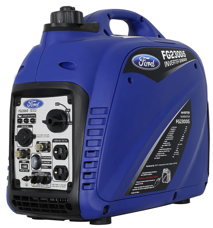 Restored Scratch and Dent Ford FG2300iS 2300W Silent Series Inverter Generator, Blue (Refurbished)