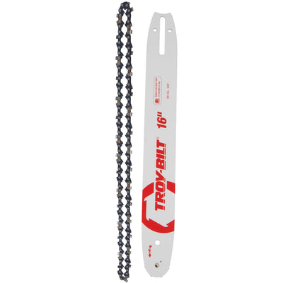 Troy-Bilt 490-700-Y126 16" Bar and Chain Combo, Black